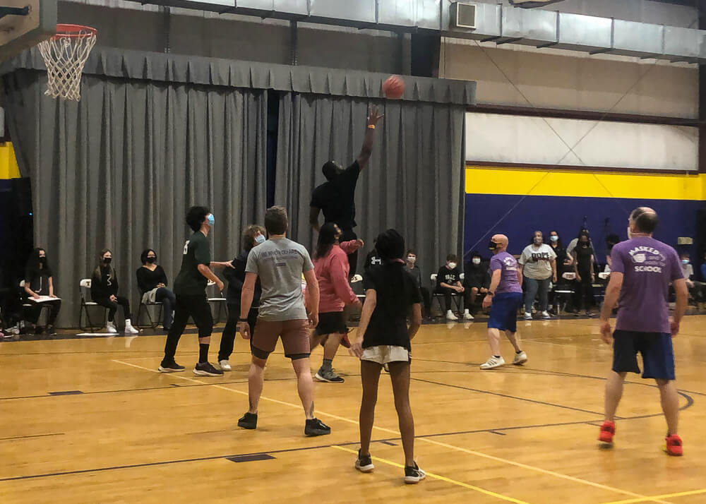 student/faculty basketball game